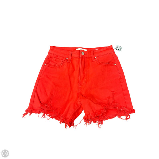 Shorts By Risen In Red Denim, Size: S