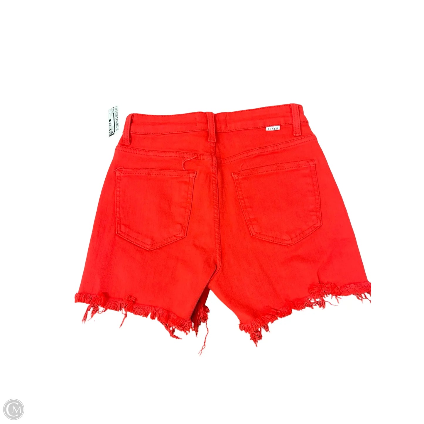 Shorts By Risen In Red Denim, Size: S