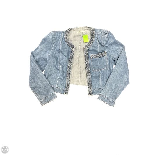 Jacket Denim By Clothes Mentor In Blue Denim, Size: M