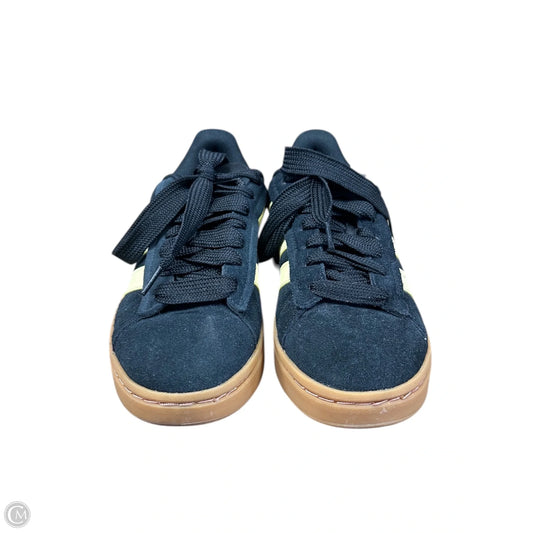 Shoes Sneakers By Adidas In Black & Yellow, Size: 6.5