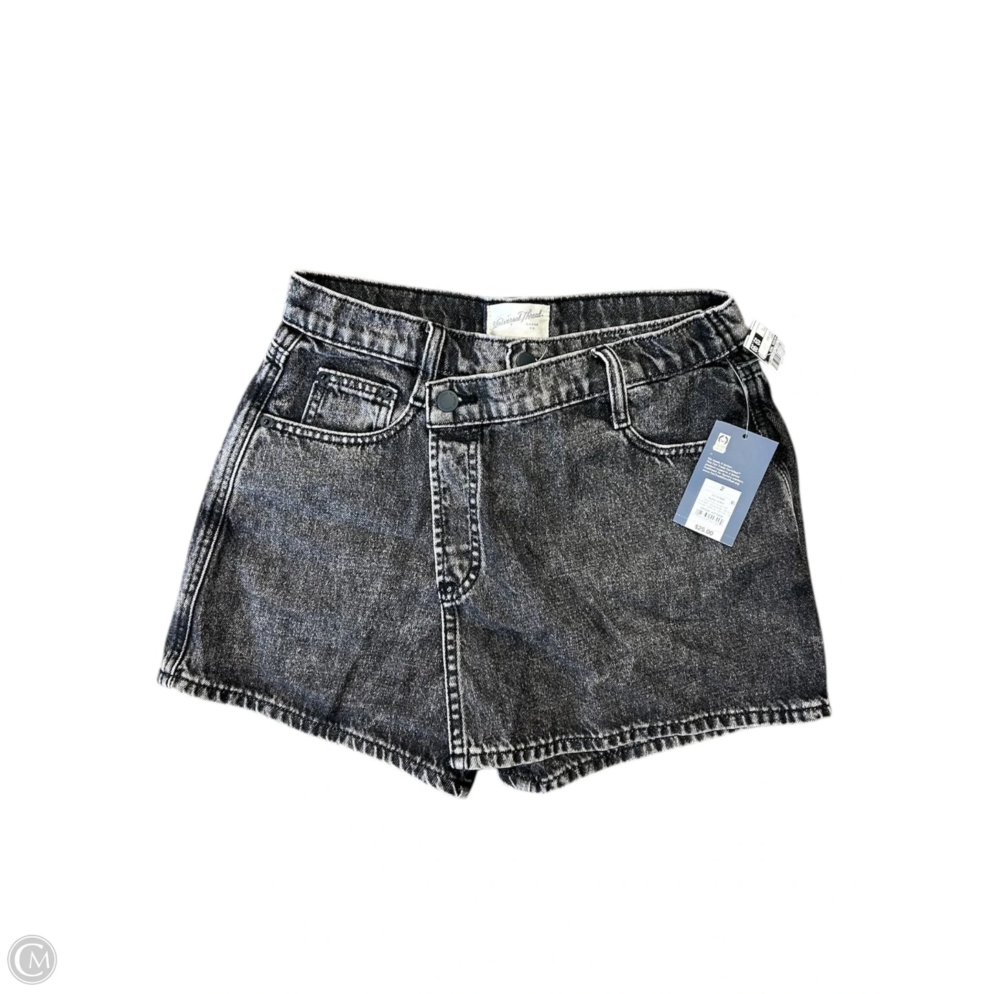Shorts By Universal Thread In Black Denim, Size: 2