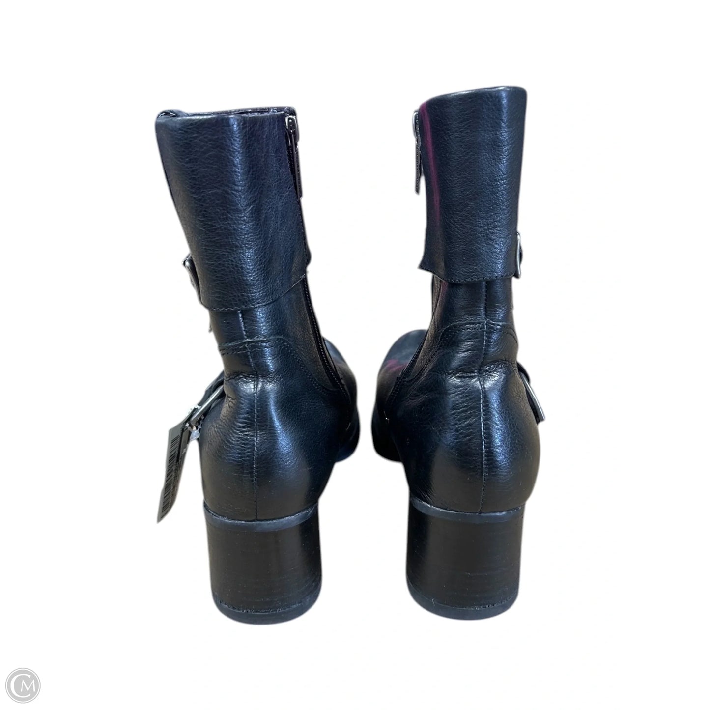 Boots Ankle Heels By Harley Davidson In Black, Size: 9