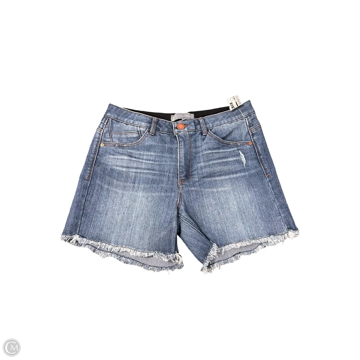 Shorts By Wit & Wisdom In Blue Denim, Size: 8