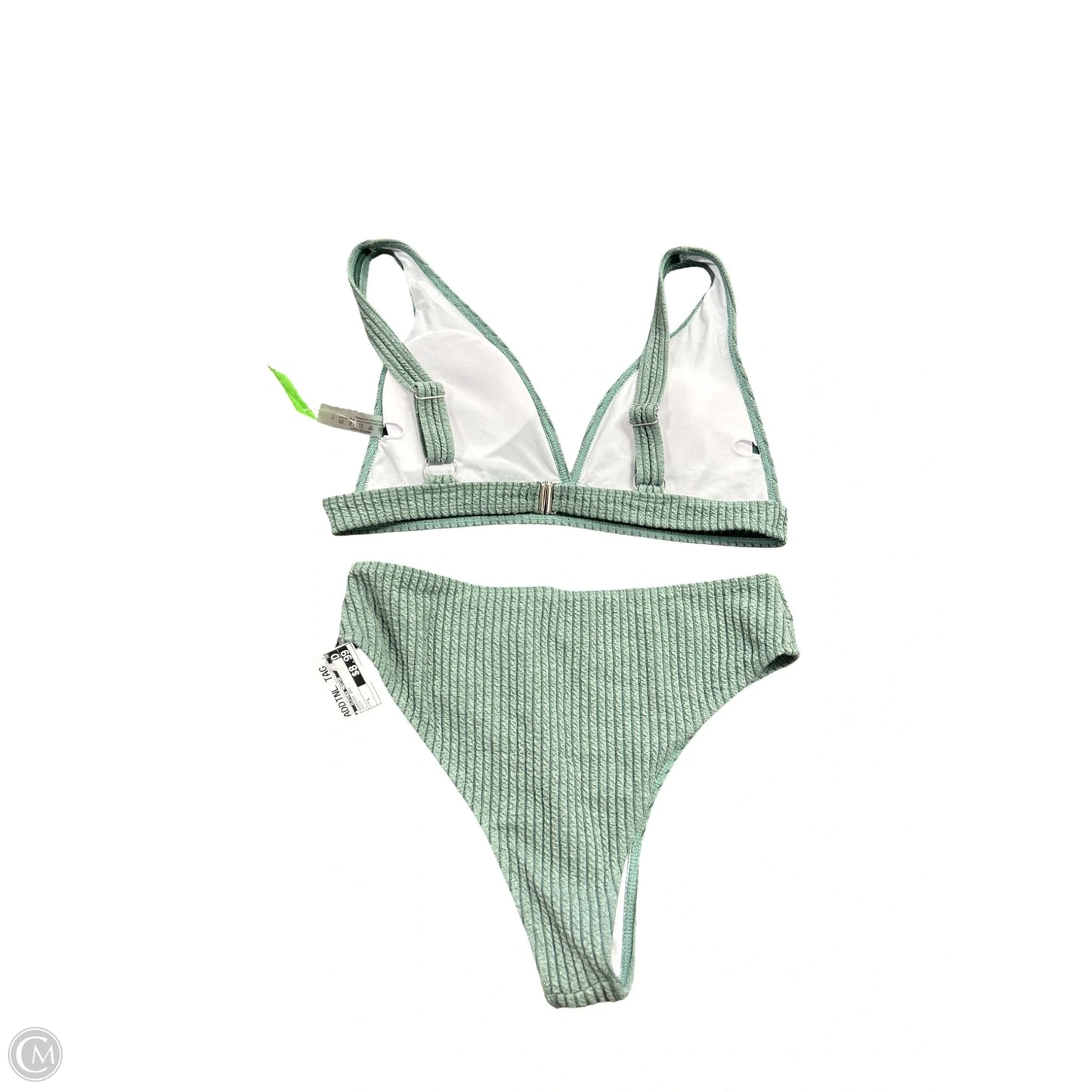 Swimsuit 2pc By Clothes Mentor In Green, Size: L