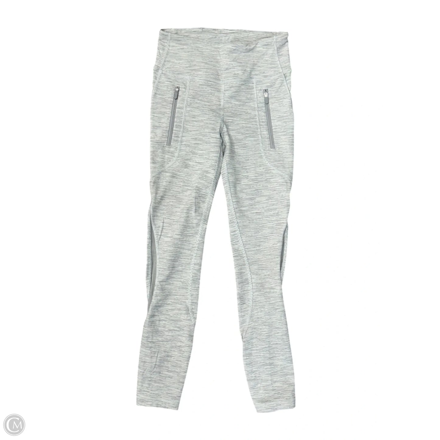 Athletic Leggings By Lululemon In Grey, Size: 4