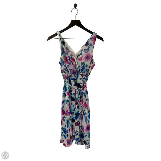 Dress Party Short By Dkny In Floral Print, Size: 12p