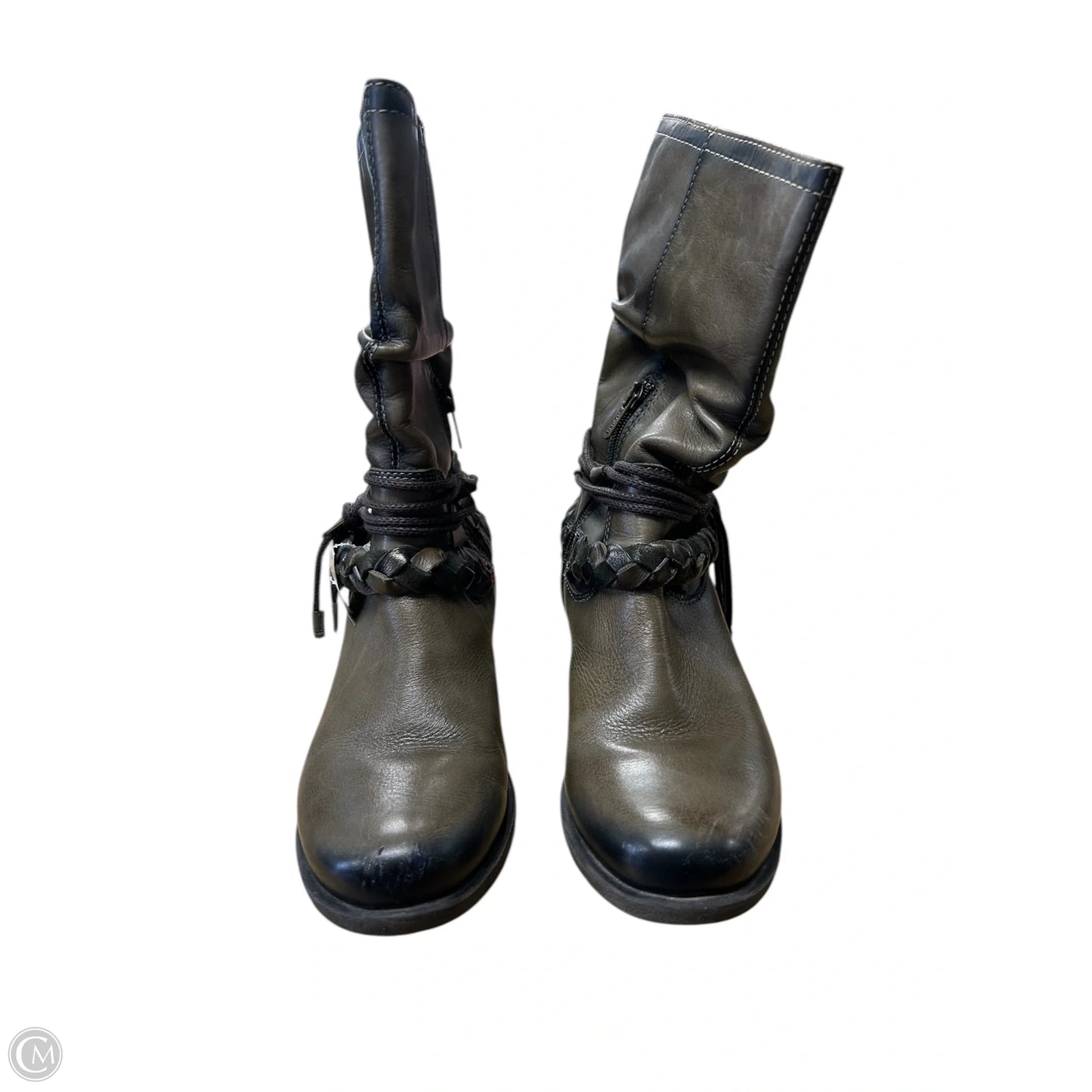 Boots Mid-calf Flats By Pikolinos In Green, Size: 7