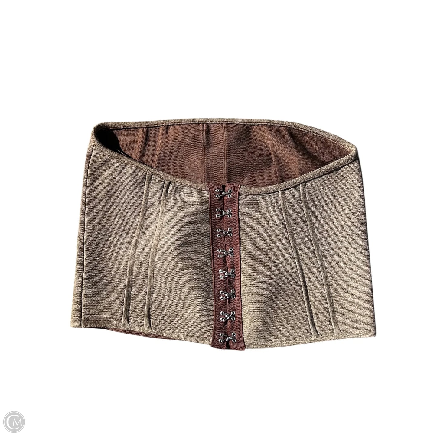 Top Sleeveless By Pilcro In Brown, Size: L