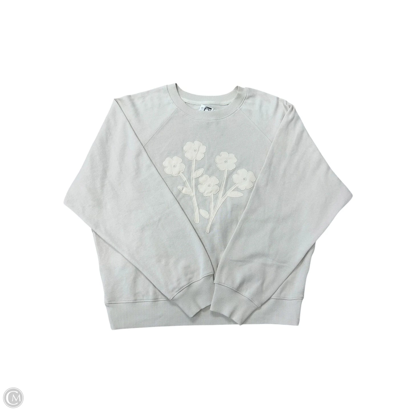 Sweatshirt Crewneck By Old Navy In Ivory, Size: S