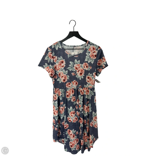 Dress Casual Short By Clothes Mentor In Floral Print, Size: M