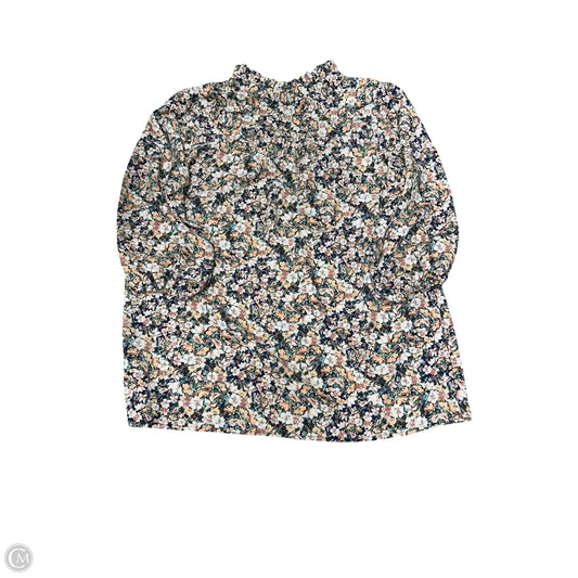 Top Long Sleeve By Clothes Mentor In Floral Print, Size: M