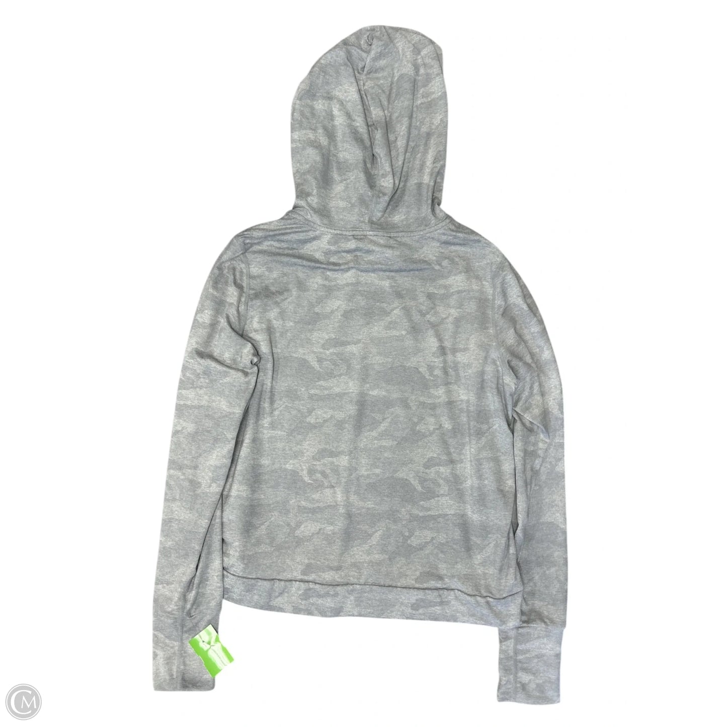 Athletic Top Long Sleeve Hoodie By Vuori In Grey, Size: S