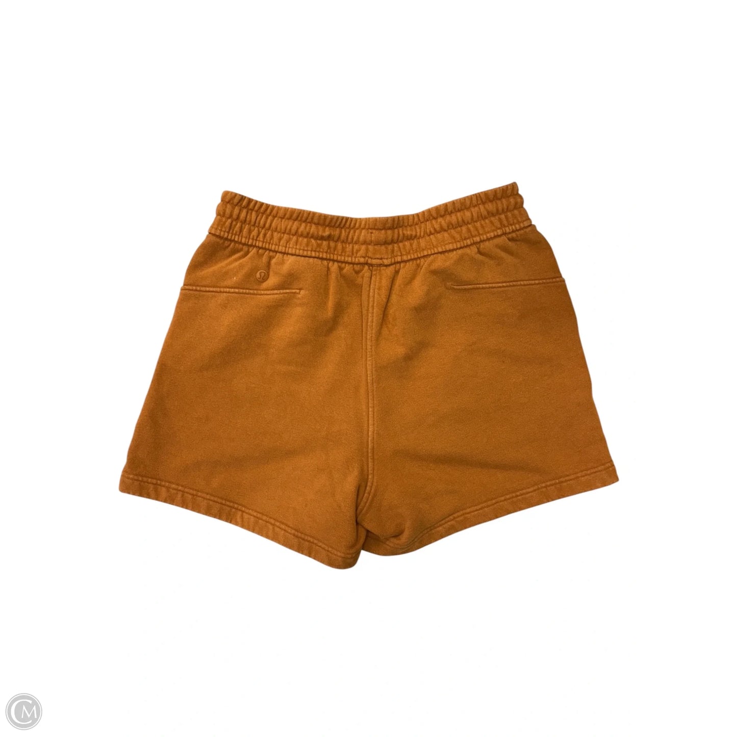Athletic Shorts By Lululemon In Orange, Size: 6