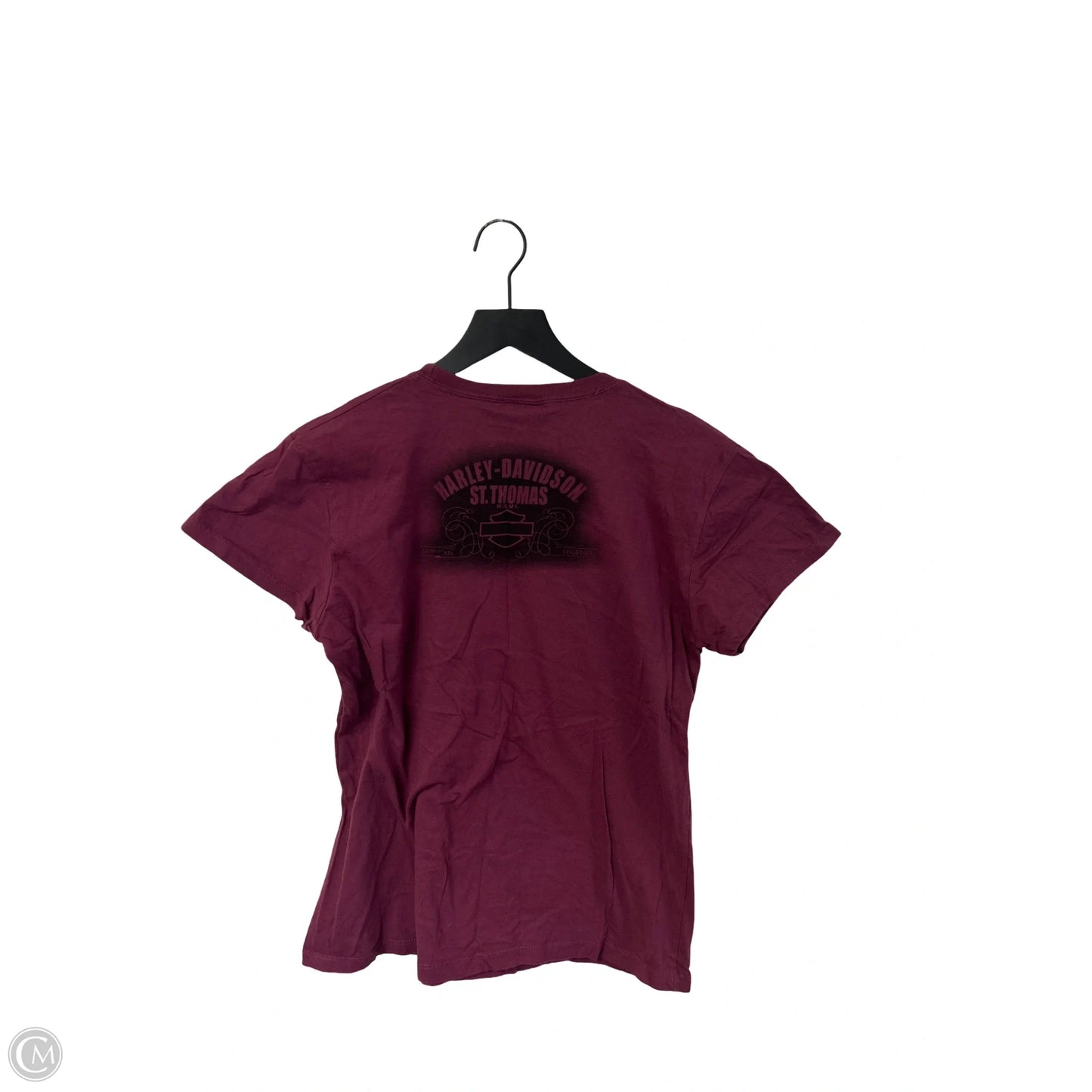Top Short Sleeve By Harley Davidson In Purple, Size: Xxl