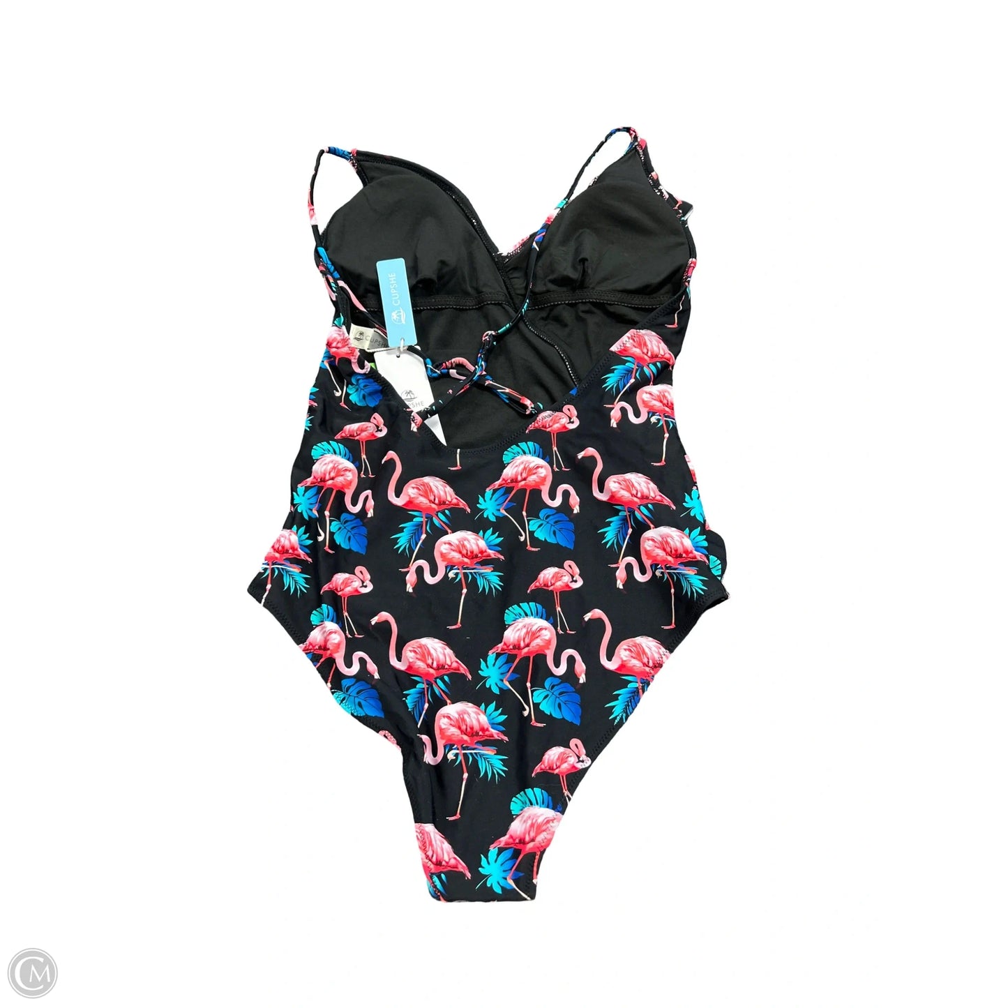 Swimsuit By Cupshe In Black & Pink, Size: L