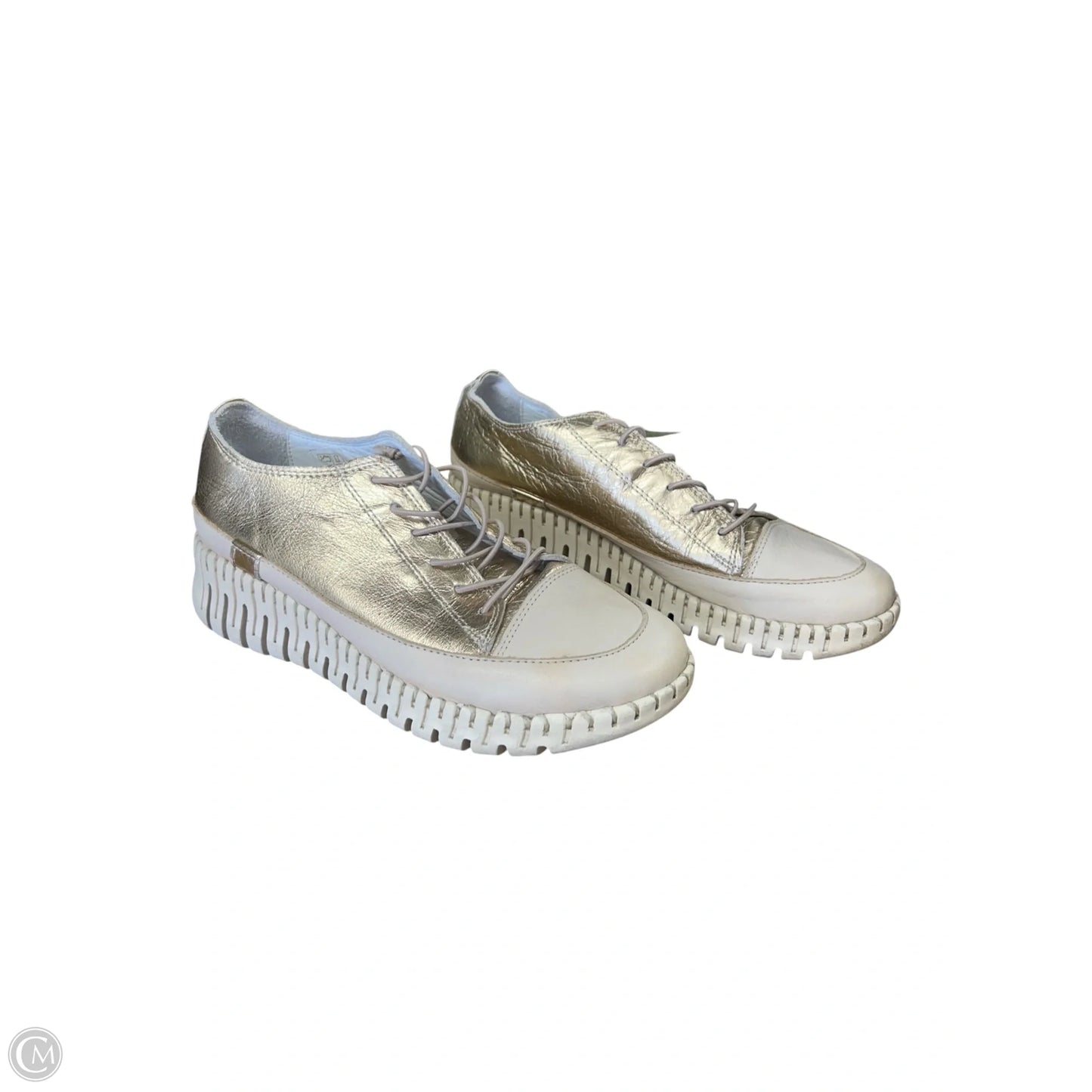 Shoes Sneakers By Spring Step In Gold, Size: 6.5