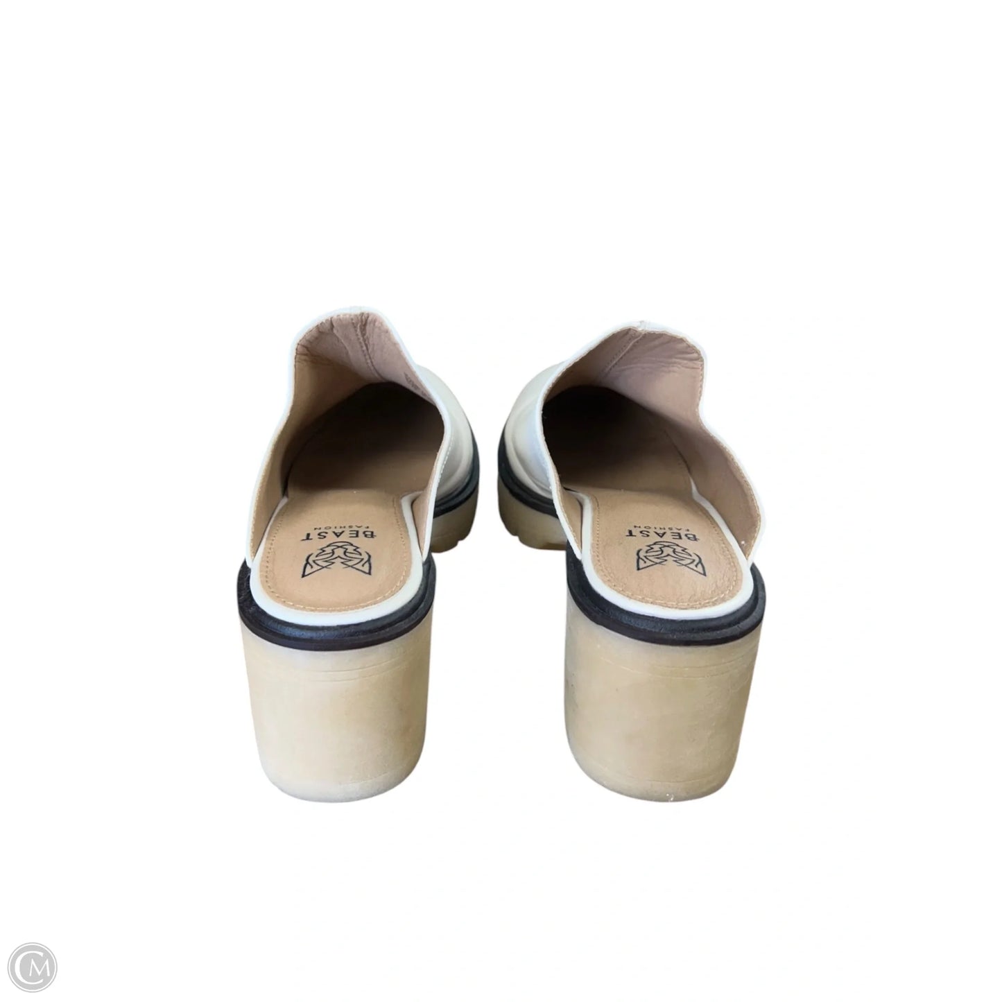 Shoes Heels Block By Cmc In Cream, Size: 8.5