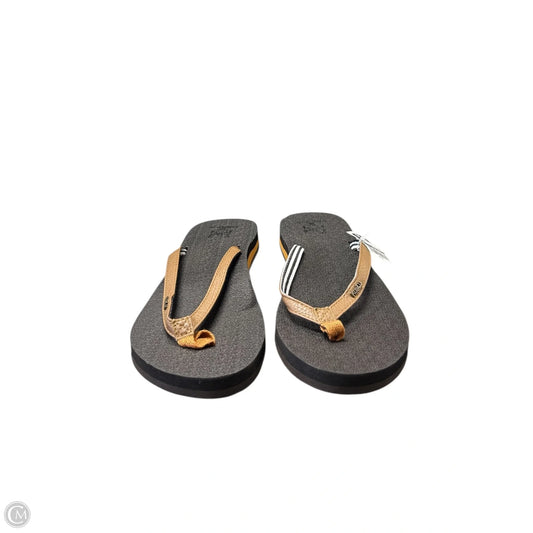 Sandals Flip Flops By Clothes Mentor In Brown, Size: 11