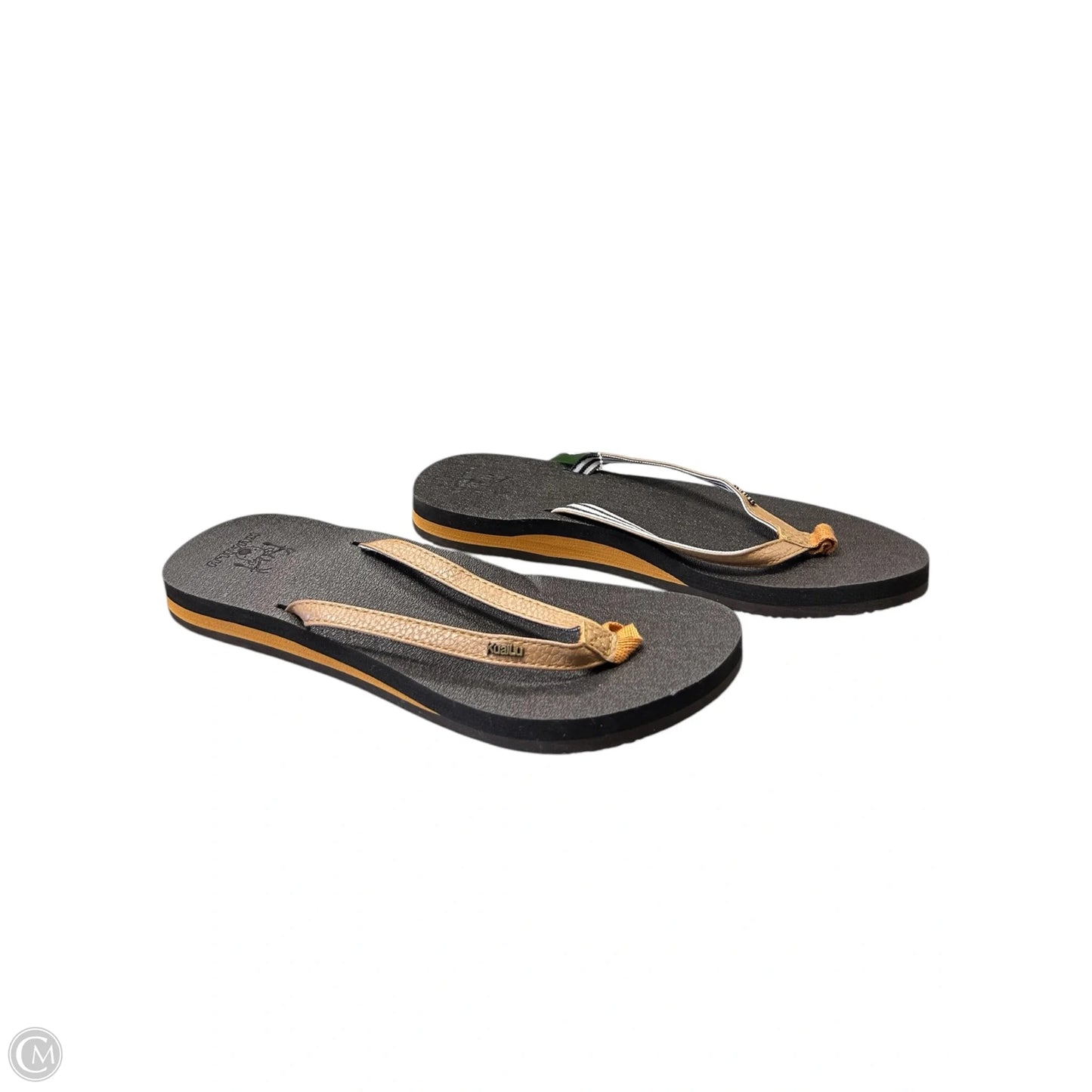 Sandals Flip Flops By Clothes Mentor In Brown, Size: 11