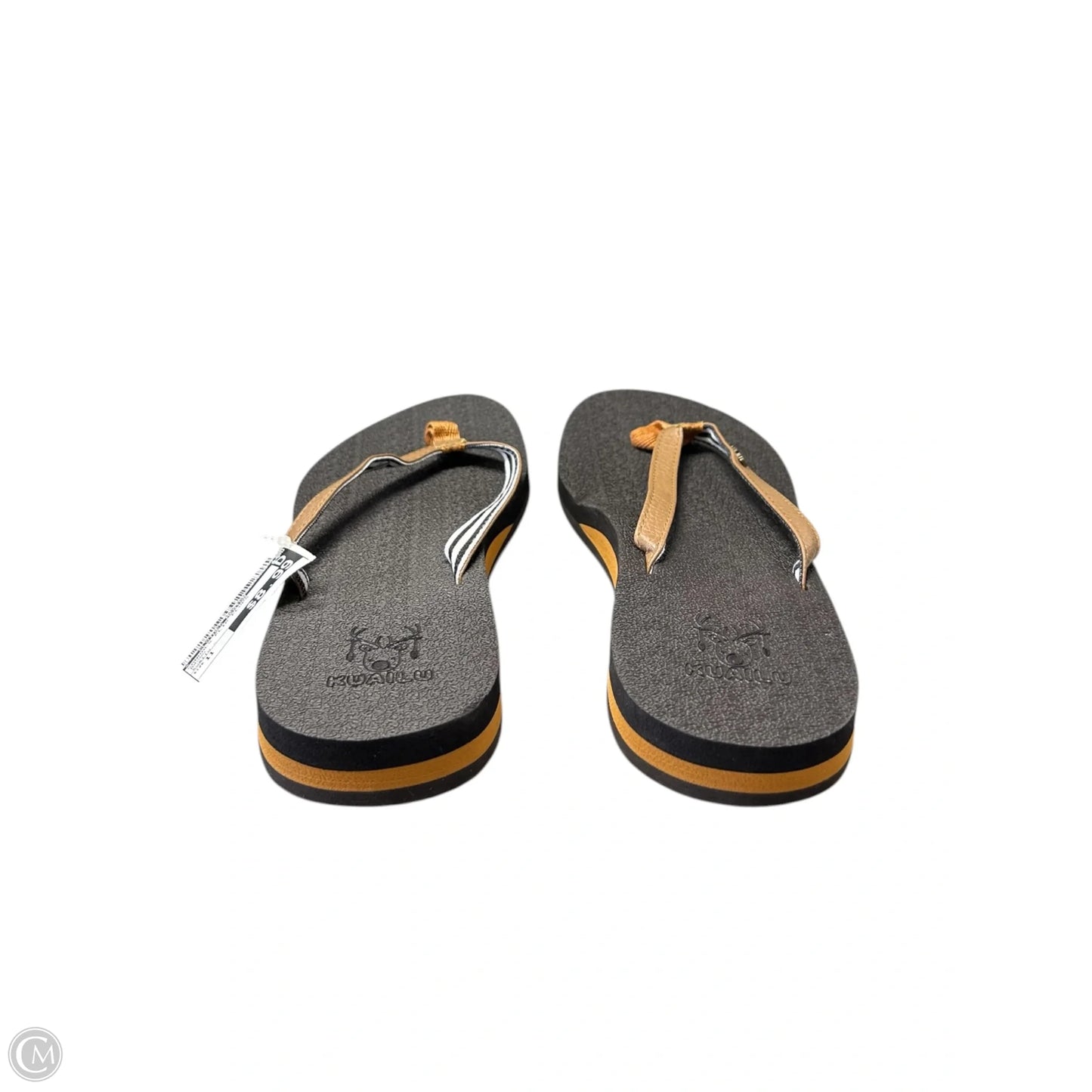 Sandals Flip Flops By Clothes Mentor In Brown, Size: 11