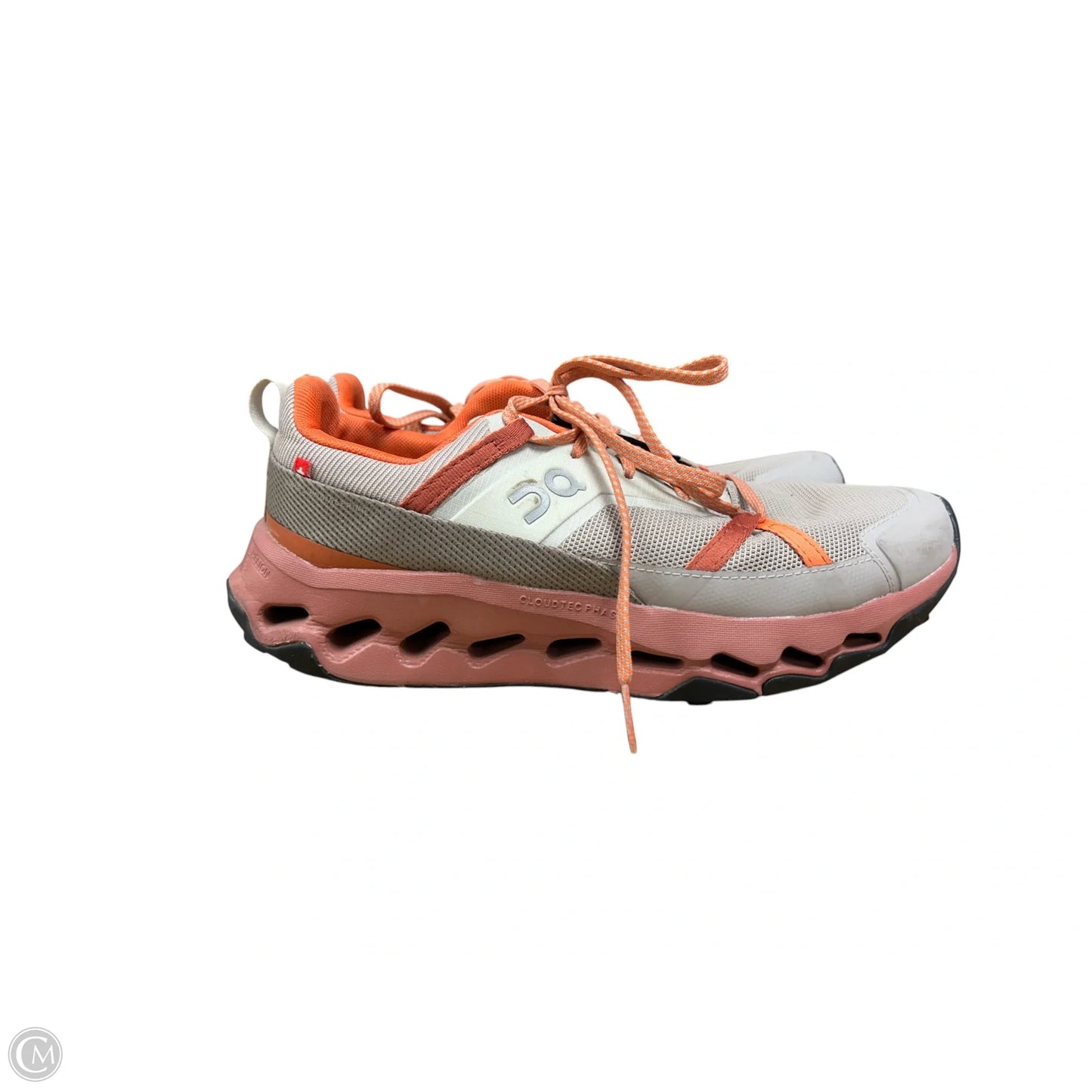 Shoes Athletic By On In Grey & Orange, Size: 8