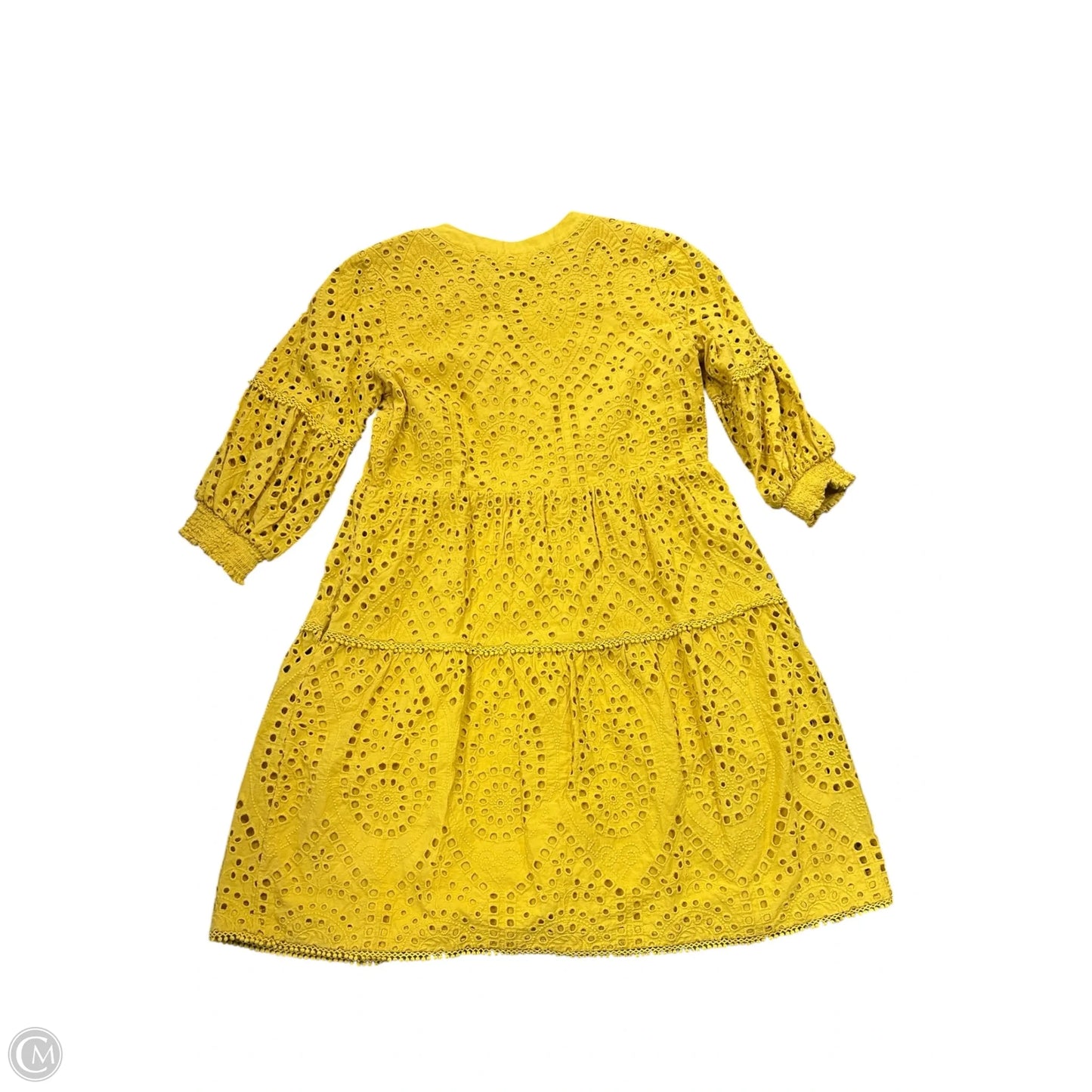 Dress Casual Short By Chicos In Yellow, Size: 6
