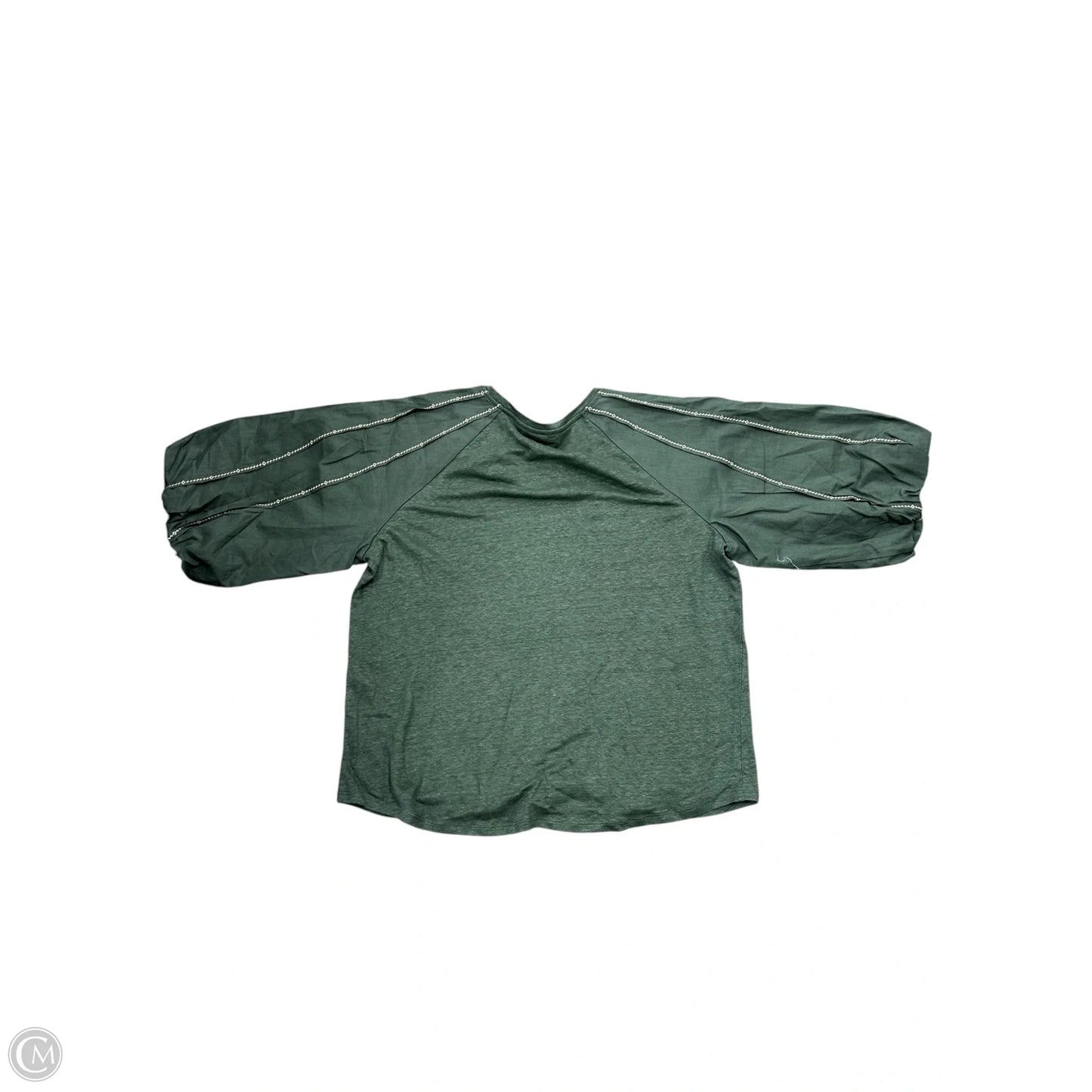 Top Short Sleeve By Chicos In Green, Size: L
