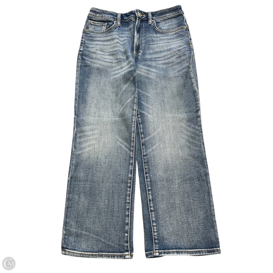 Jeans Straight By Chicos In Blue Denim, Size: 6