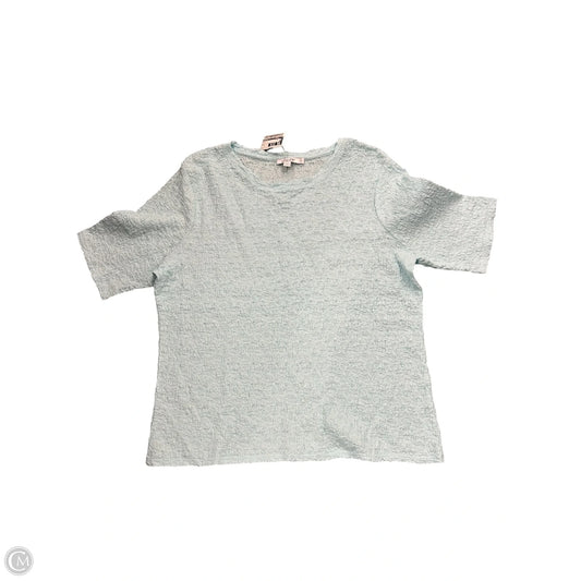 Top Short Sleeve By Chicos In Blue, Size: L
