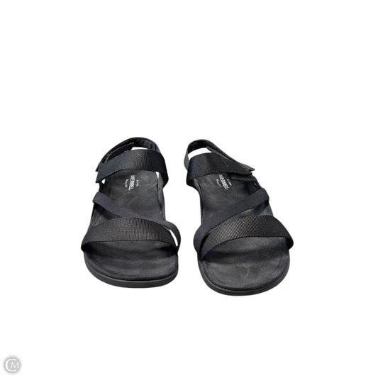 Sandals Flats By Merrell In Black, Size: 8