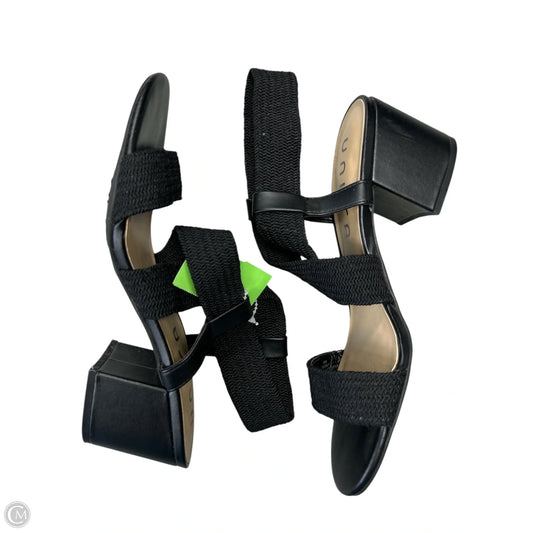 Sandals Heels Block By Unisa In Black, Size: 8.5