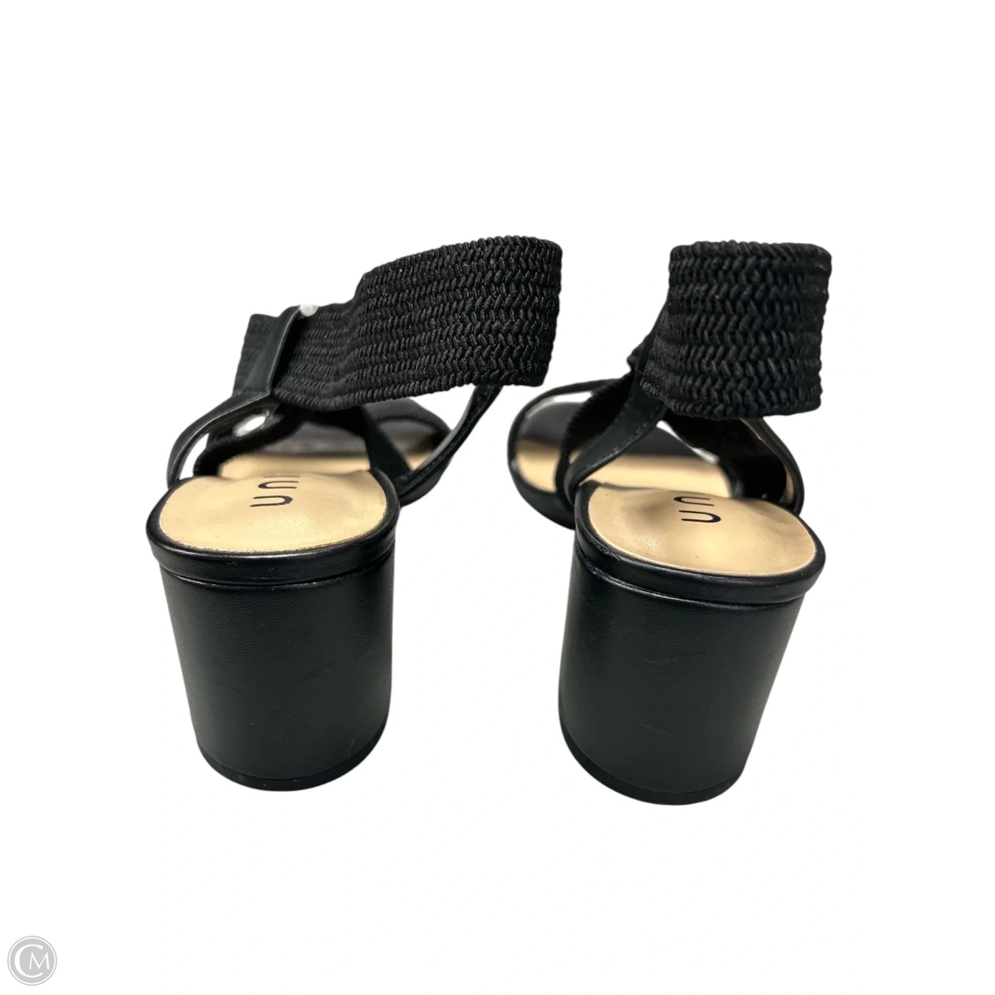 Sandals Heels Block By Unisa In Black, Size: 8.5