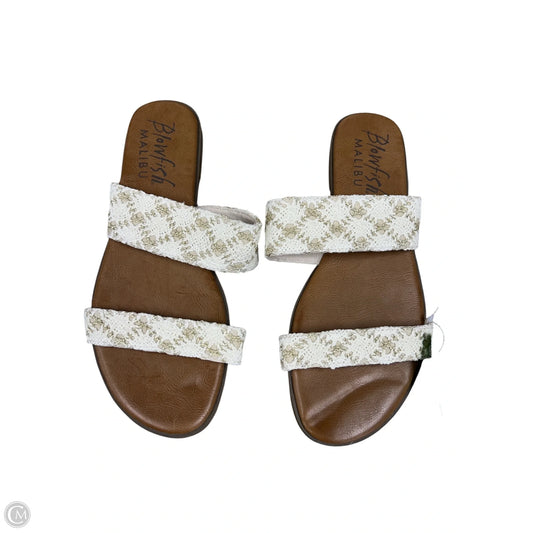 Sandals Flats By Blowfish In Cream, Size: 9.5