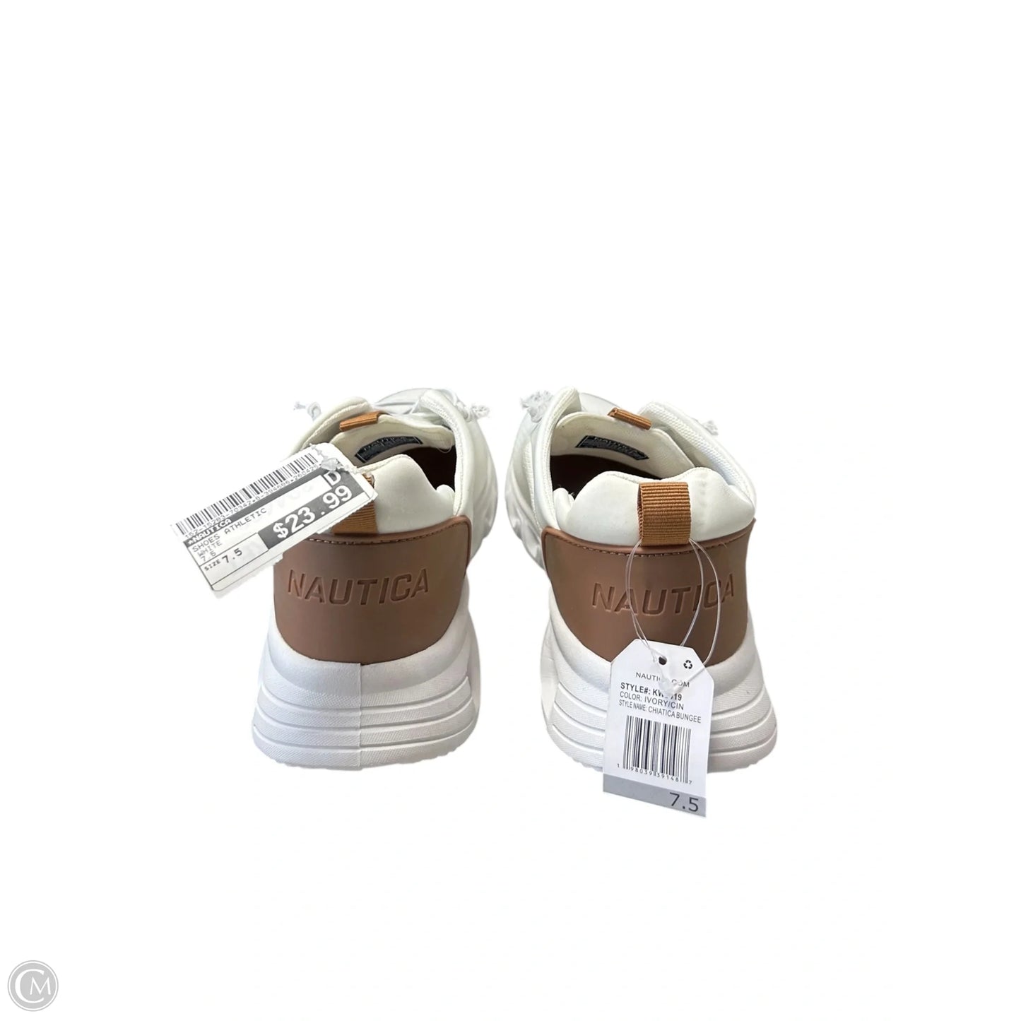 Shoes Athletic By Nautica In White, Size: 7.5