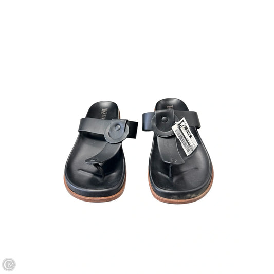 Sandals Flats By Korks In Black, Size: 9
