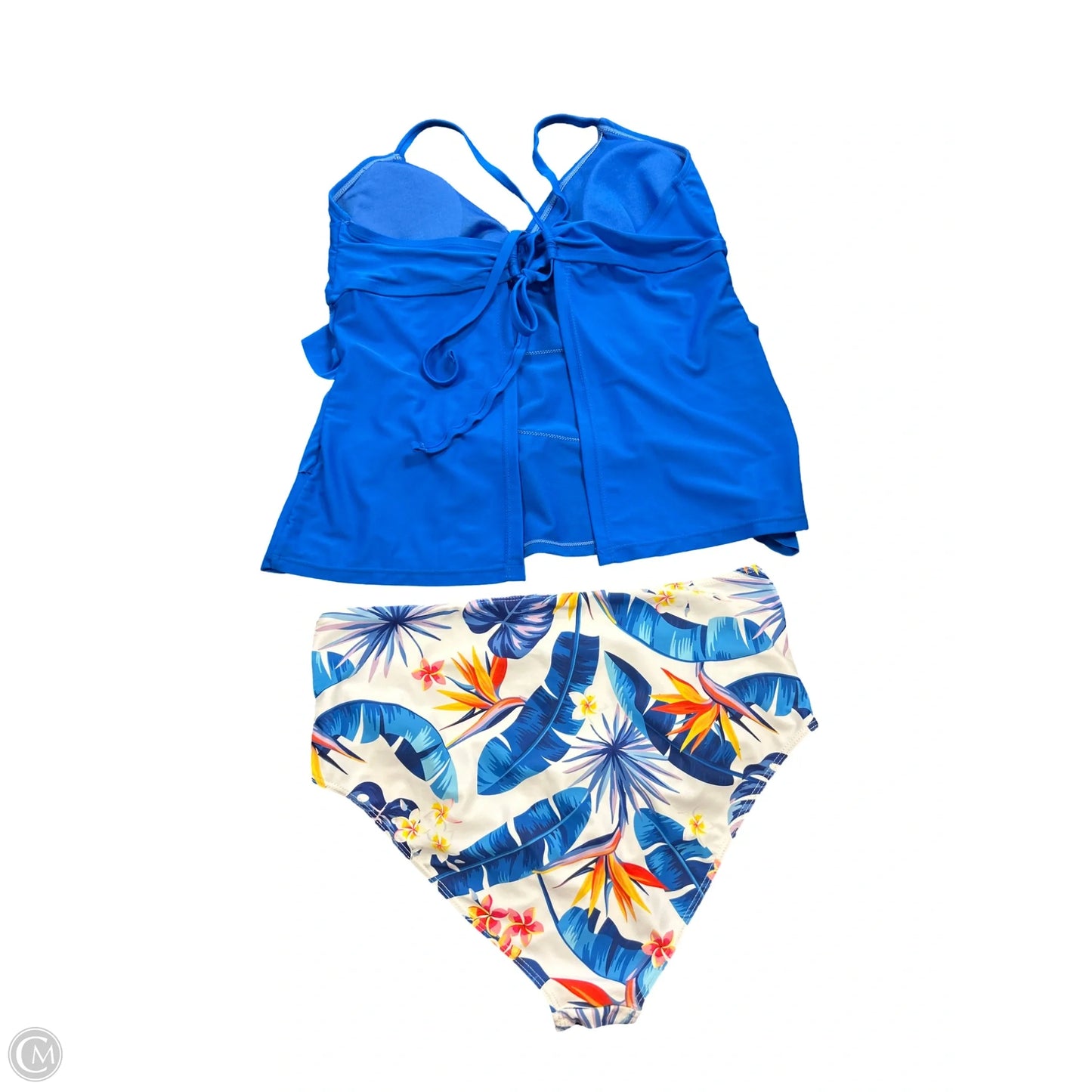 Swimsuit 2pc By Catalina In Blue, Size: Xl