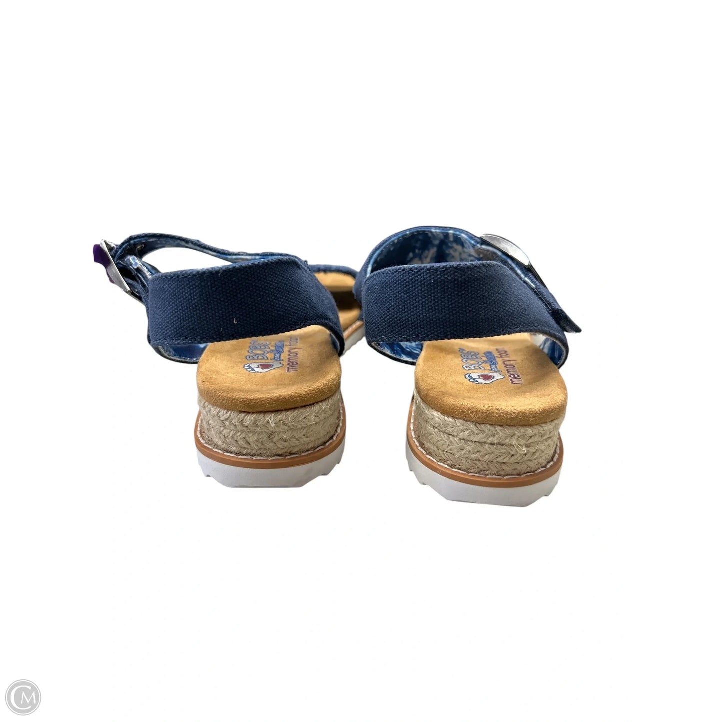 Sandals Flats By Bobs In Blue, Size: 8
