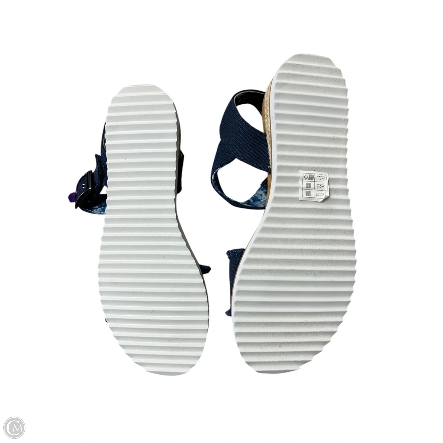 Sandals Flats By Bobs In Blue, Size: 8
