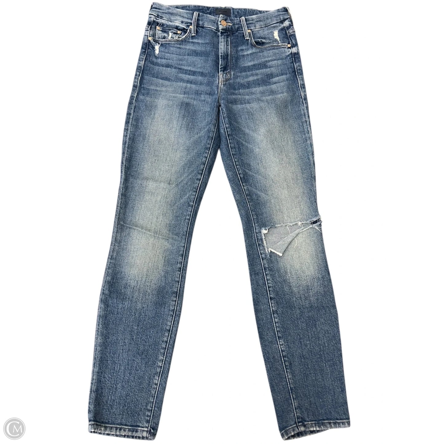 Jeans Skinny By Mother In Blue Denim, Size: 0