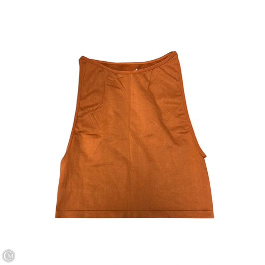 Top Sleeveless Basic By Free People In Orange, Size: S