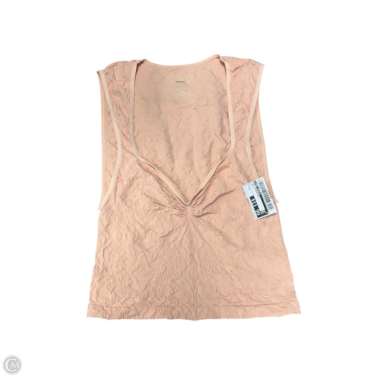 Top Sleeveless By Free People In Peach, Size: S