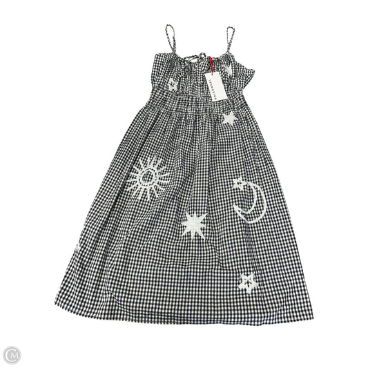 Dress Casual Midi By Cmb In Blue & White, Size: M