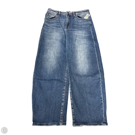 Jeans Wide Leg By Risen In Blue Denim, Size: 10