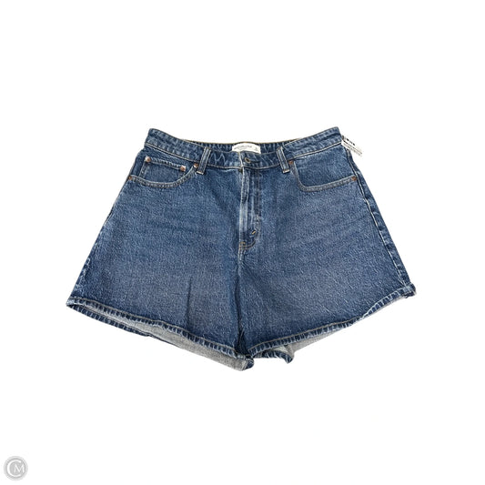 Shorts By Abercrombie And Fitch In Blue Denim, Size: 12