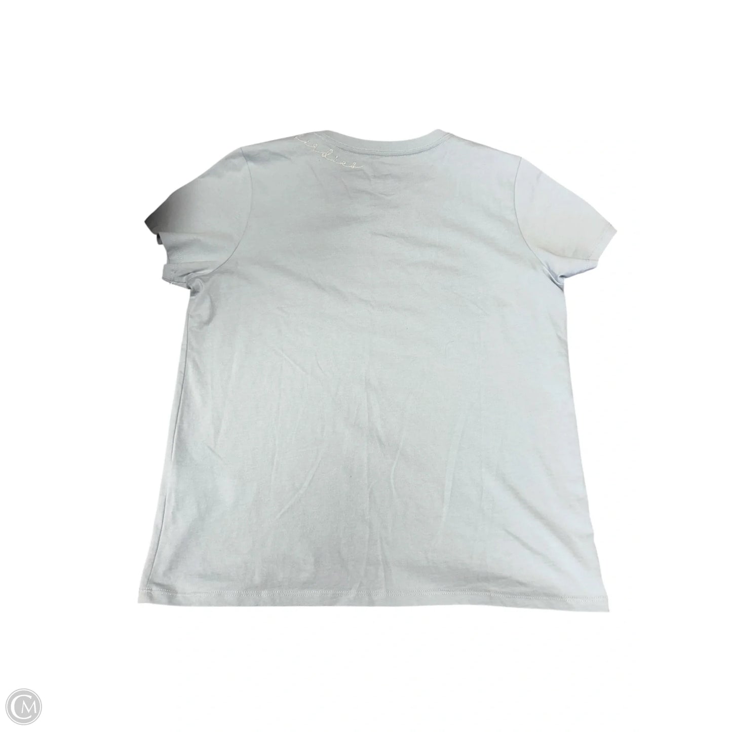 Top Short Sleeve By Cma In Blue, Size: L