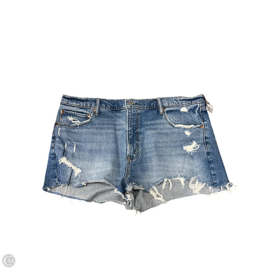 Shorts By Abercrombie And Fitch In Blue Denim, Size: 18