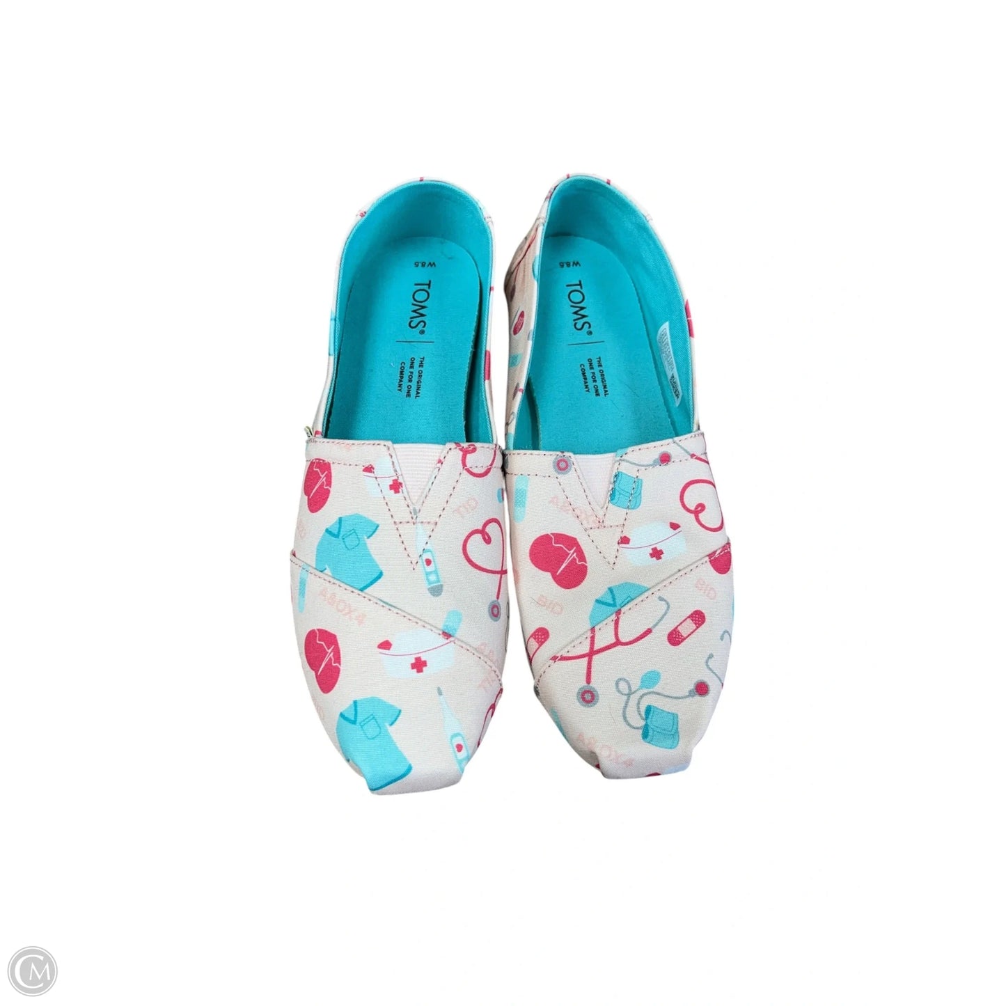 Shoes Flats By Toms In Pink, Size: 8.5