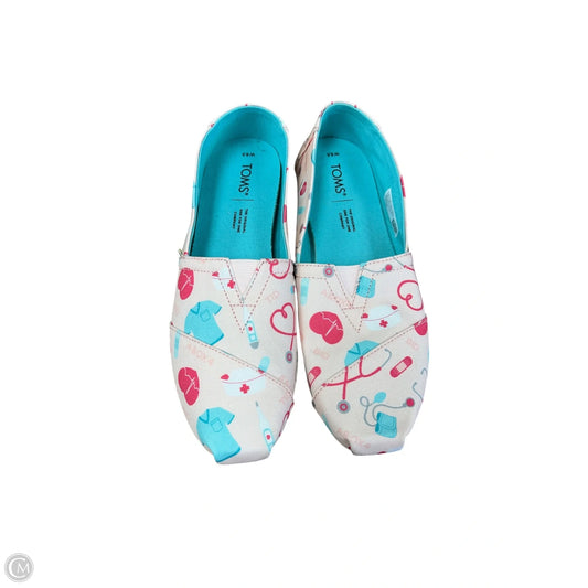 Shoes Flats By Toms In Pink, Size: 8.5