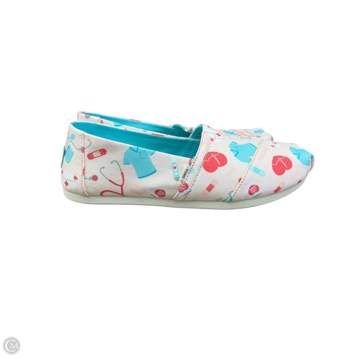 Shoes Flats By Toms In Pink, Size: 8.5
