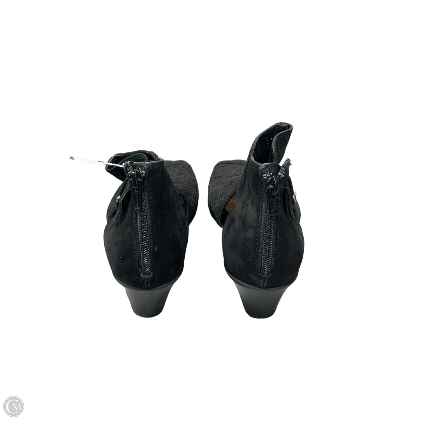 Sandals Heels Block By Earth In Black, Size: 7